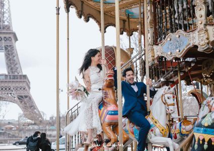 wedding photoshoot in PARIS