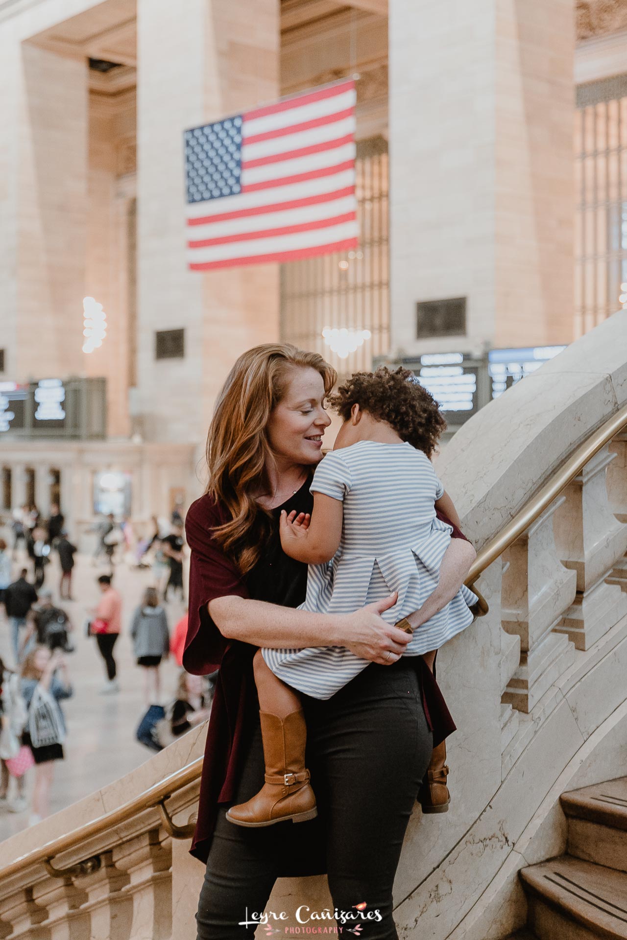 family photography at grand central terminal