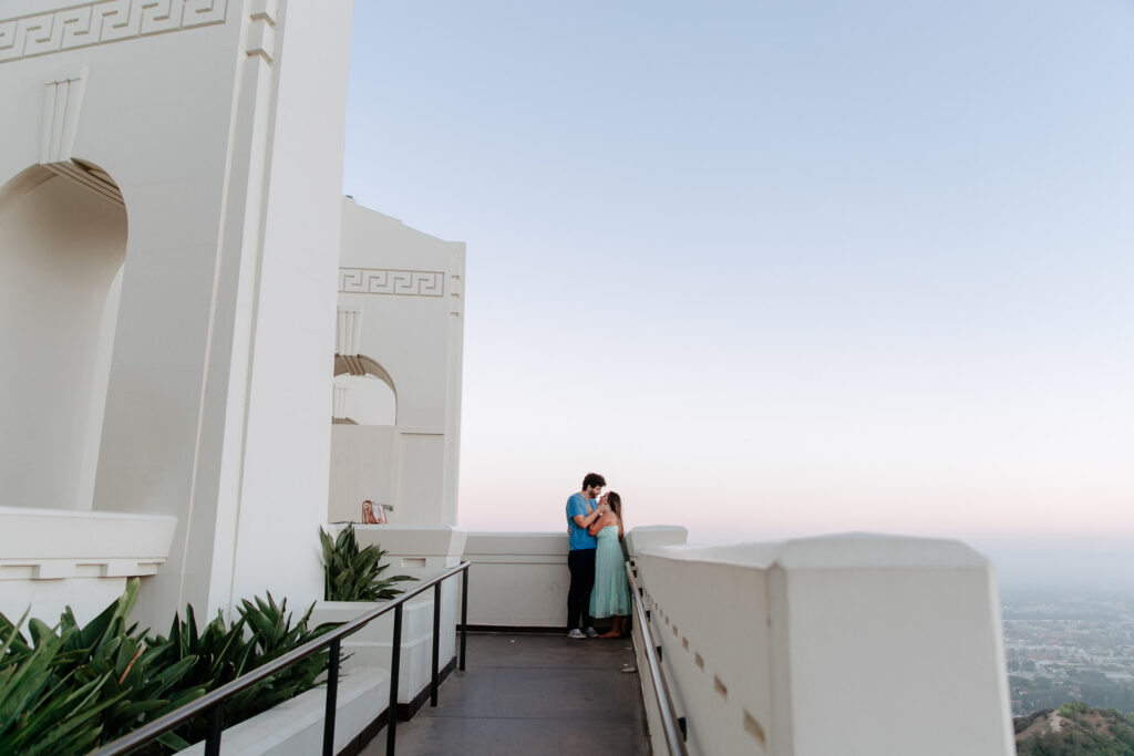 griffith observatory engagement session