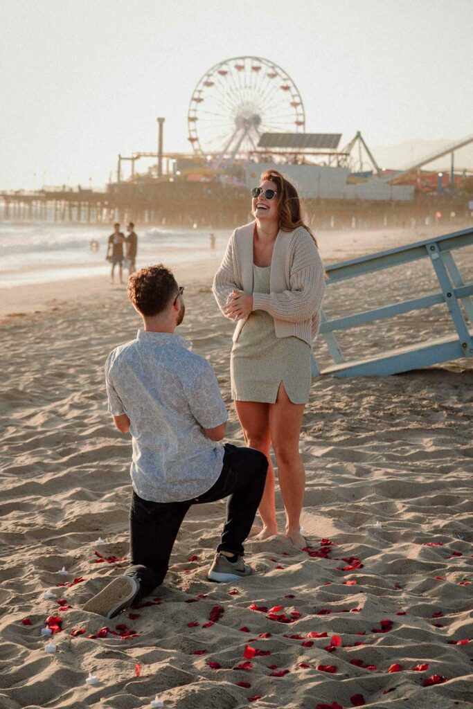 proposal photography in malibu and los angeles