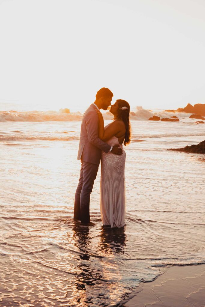 el matador beach wedding photography