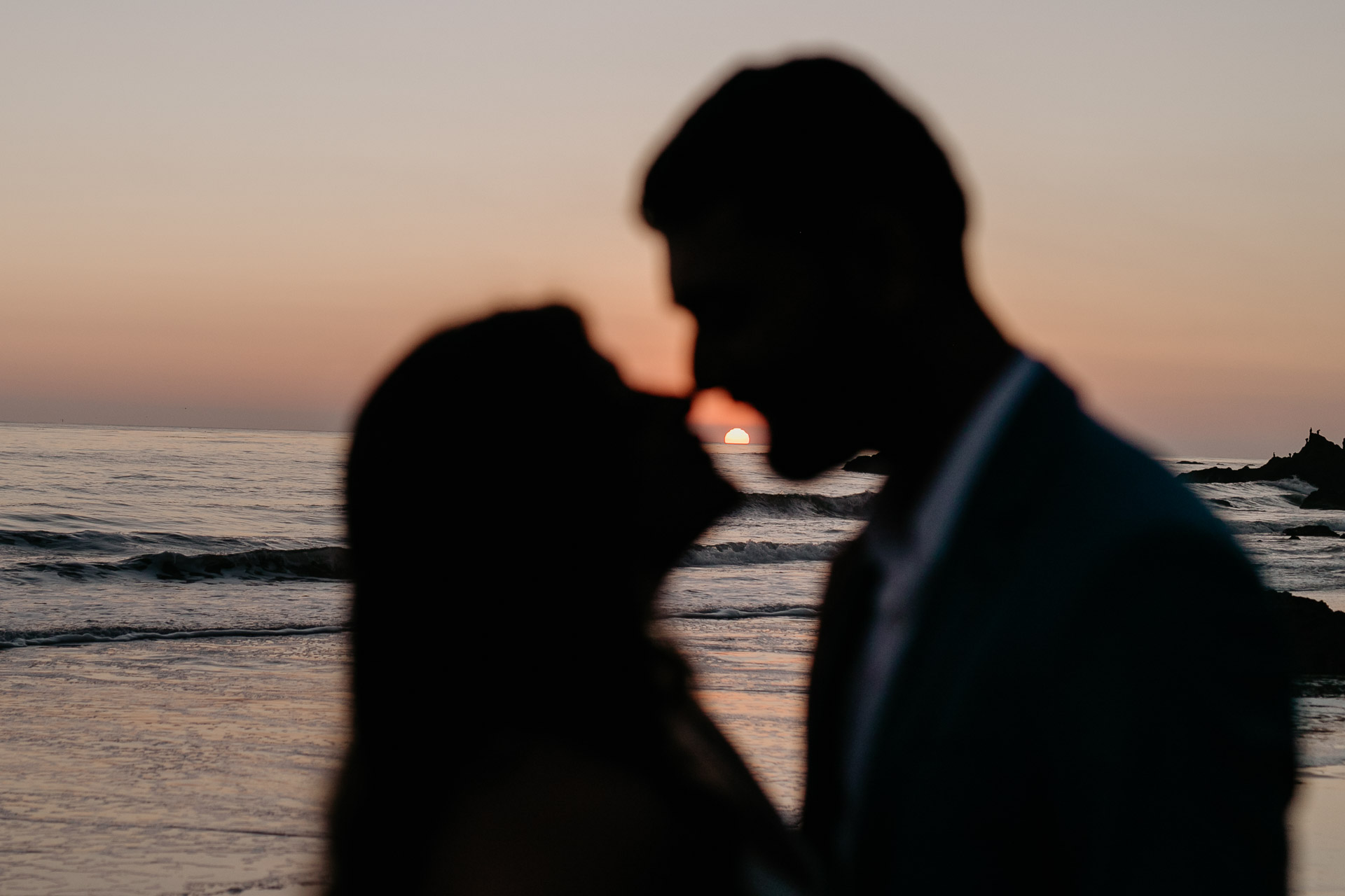 elopement at matador beach, california