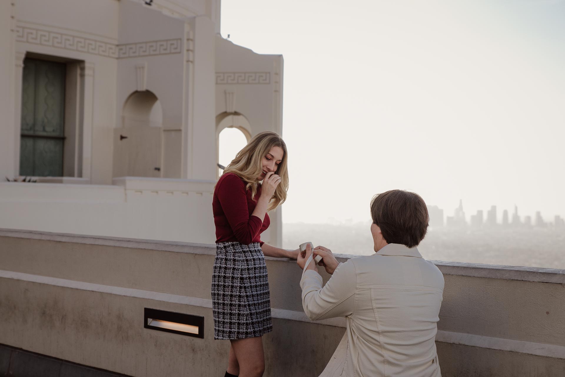 griffith observatory engagement photographer