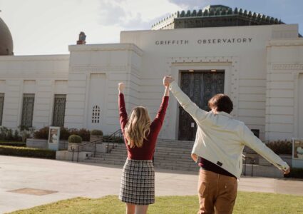 proposal photography at griffith observatory