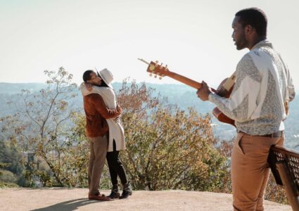 griffith observatory surprise proposal photoshoot