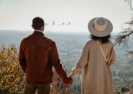 griffith observatory surprise proposal photoshoot